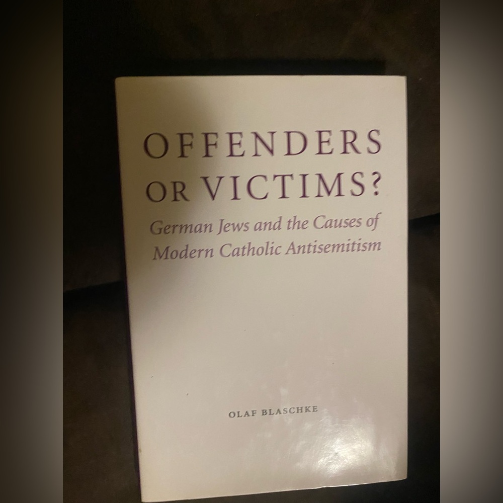Offenders or Victims? Book by Olaf Blaschke